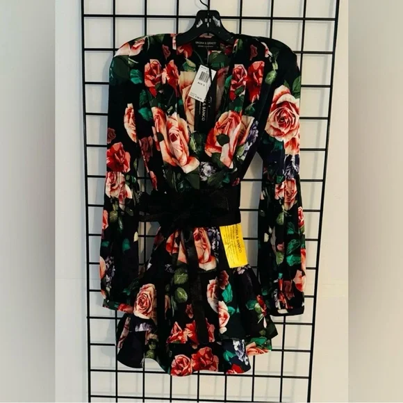 Bronx and Banco Bedouin Rose Tiered Floral Print Dress - Picture 10 of 12